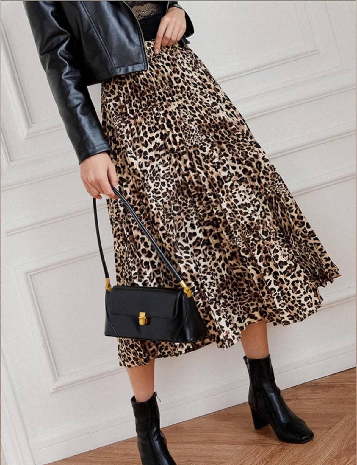 Falda animal print