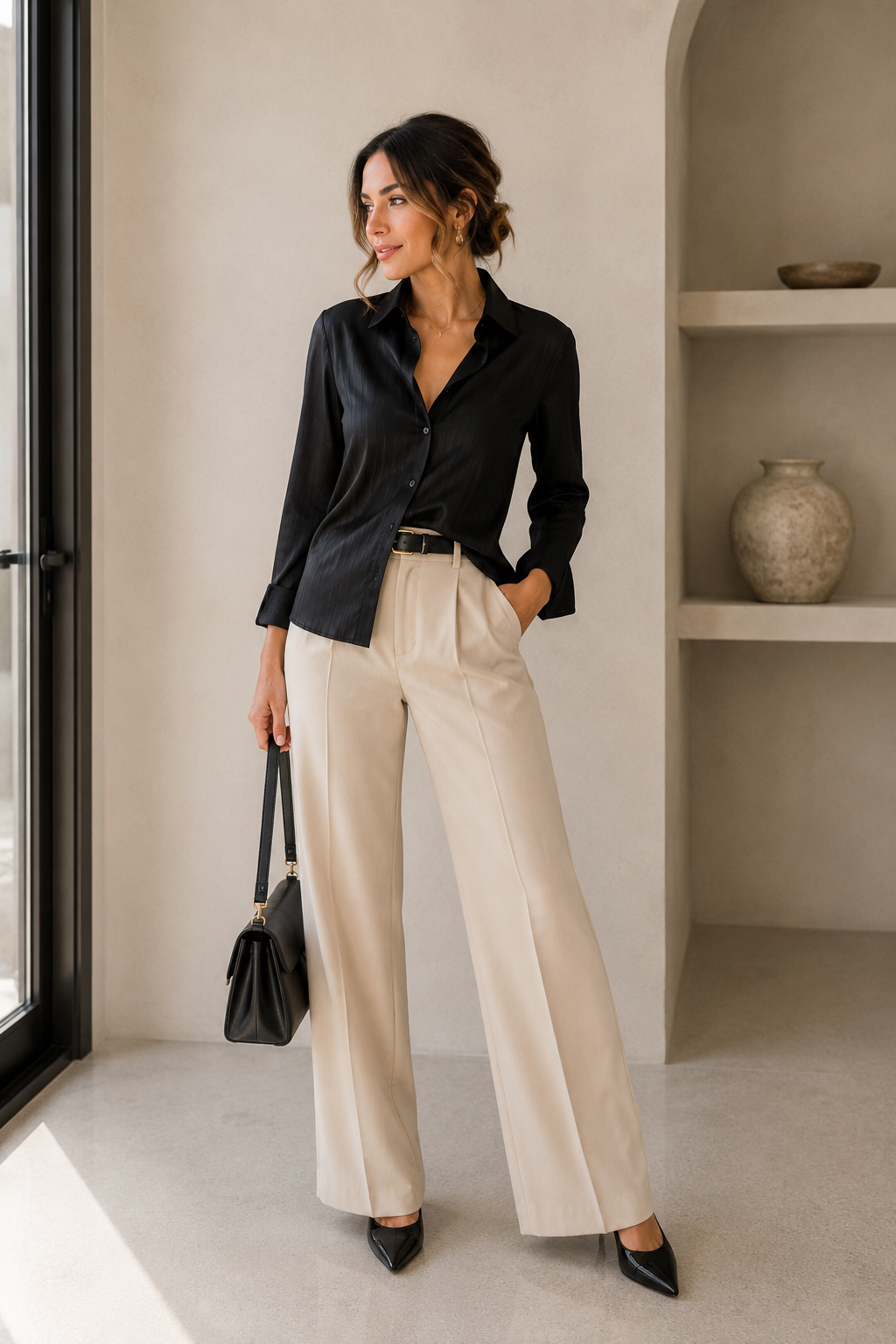 Camisa satin