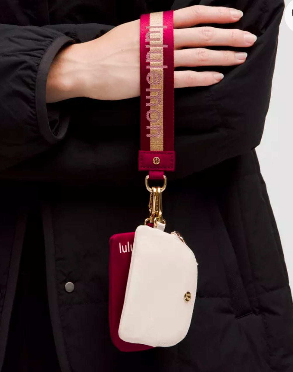 athletica Mini bag Keychain Wallet Set