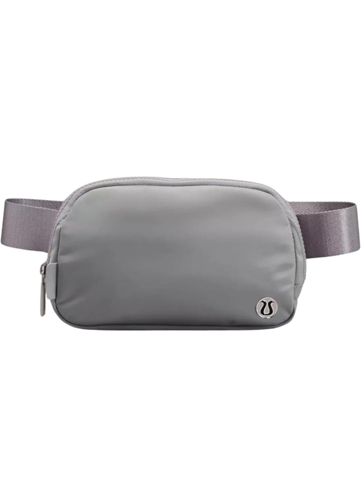 athletica Gray Mini Zip Pouch