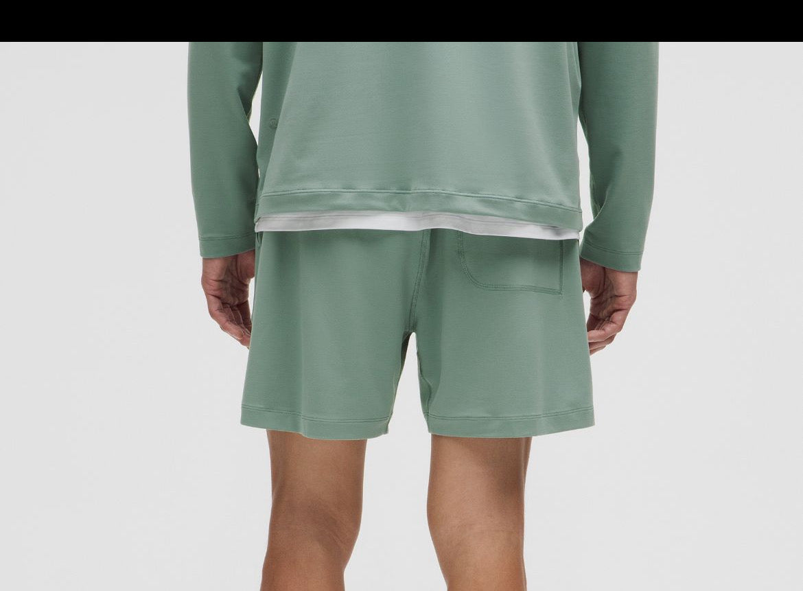 Soft Jersey Short 5" Men's Green Athletic Shorts