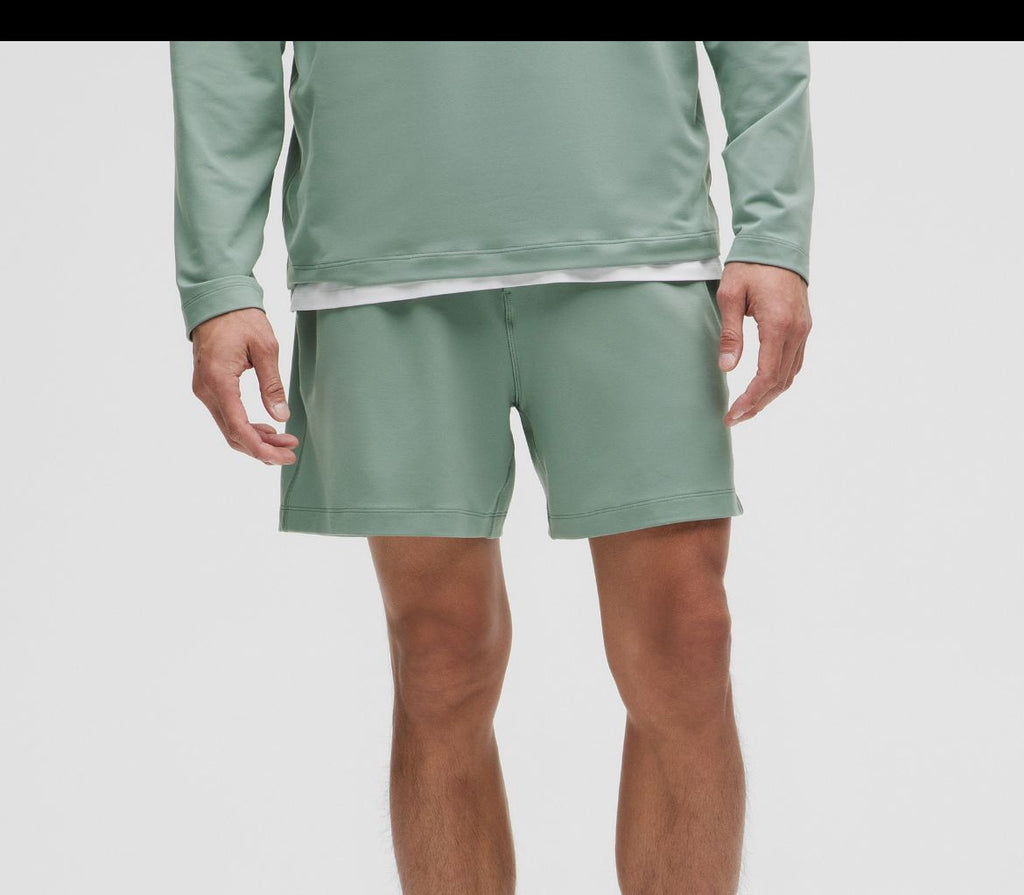 Soft Jersey Short 5" Men's Green Athletic Shorts