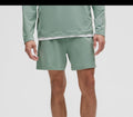 Soft Jersey Short 5" Men's Green Athletic Shorts