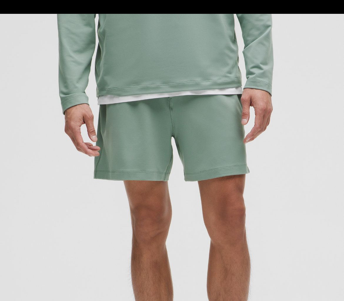Soft Jersey Short 5" Men's Green Athletic Shorts