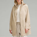 Hooded Mid-Length Utility Jacket.