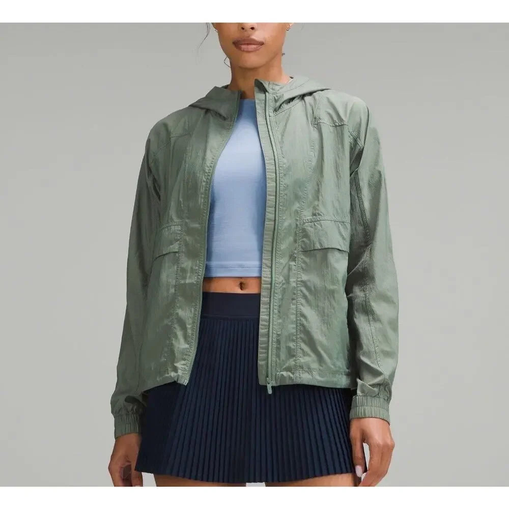 hood lite jacket Grey Eucalyptus