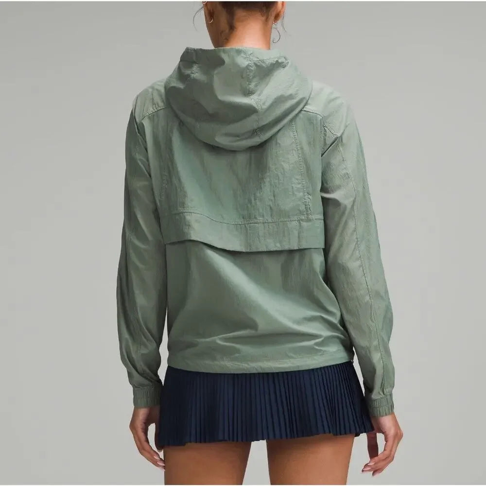 hood lite jacket Grey Eucalyptus