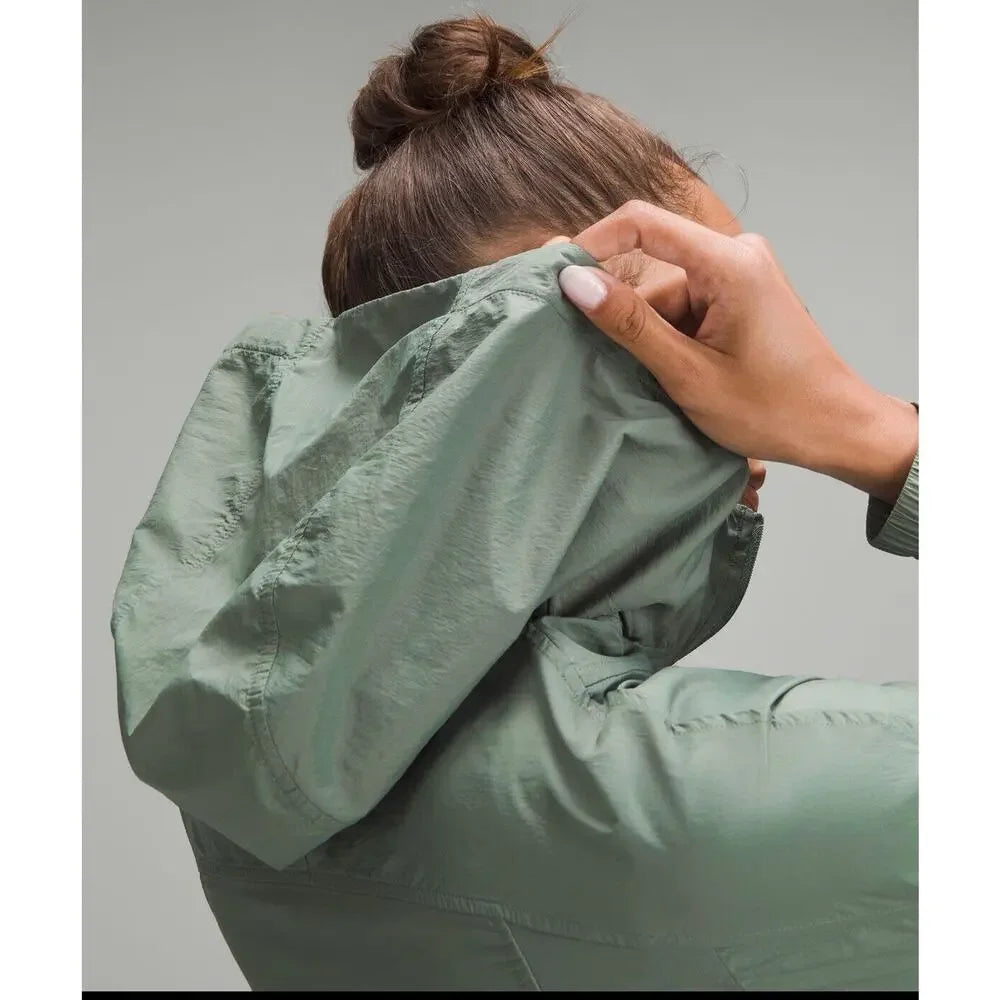 hood lite jacket Grey Eucalyptus