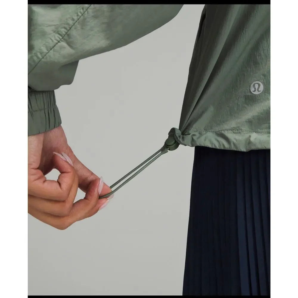 hood lite jacket Grey Eucalyptus