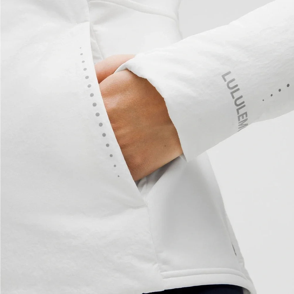 Women's White Hooded Jacket