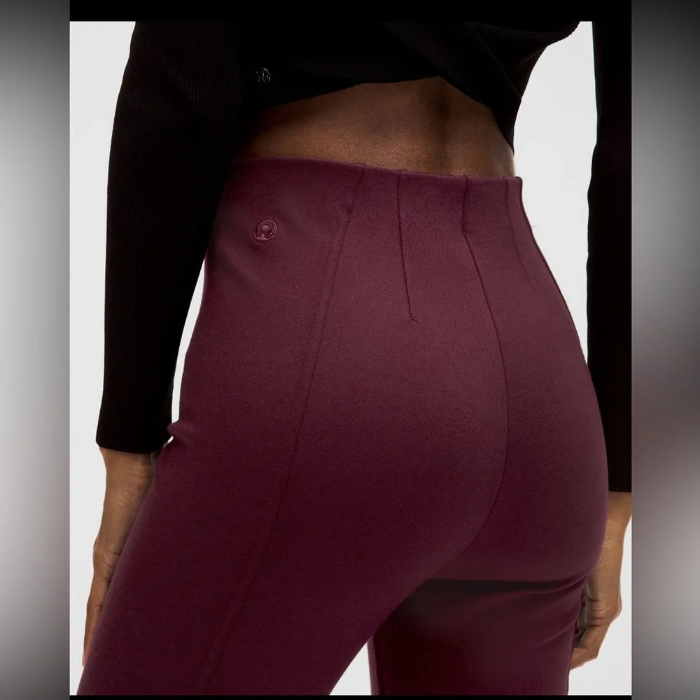 Stretch Knit High-Rise Pull- On Pant Regular