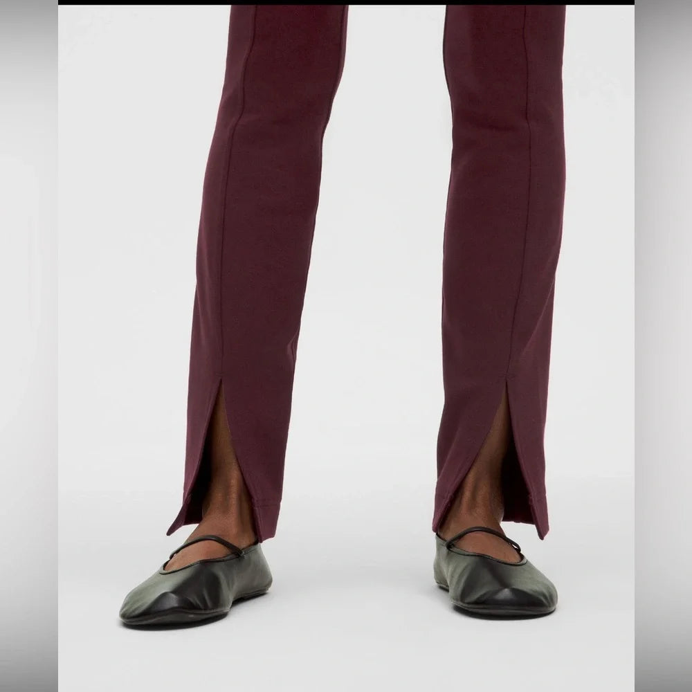 Stretch Knit High-Rise Pull- On Pant Regular