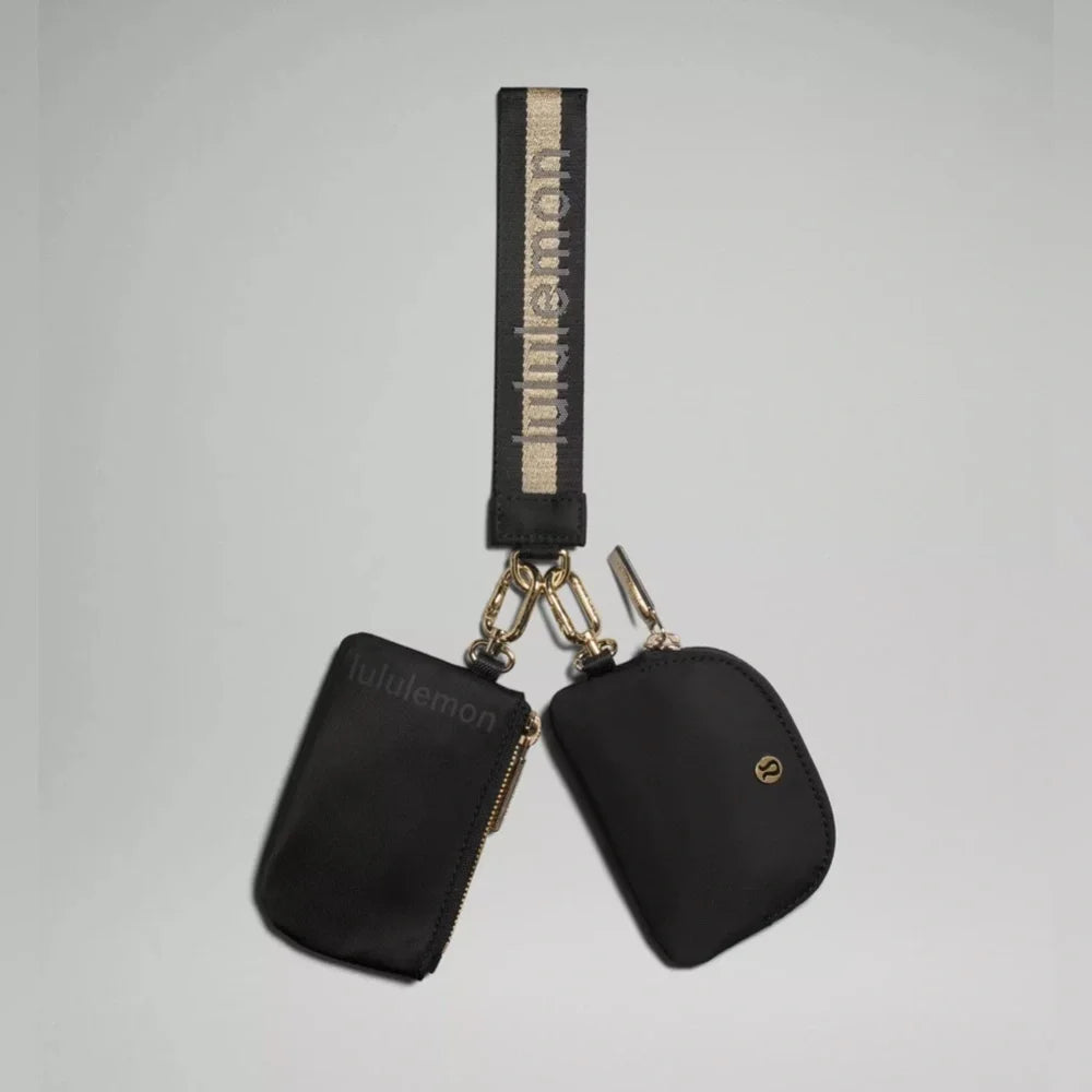 Dual Pouch Wristlet.